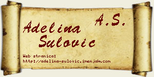 Adelina Šulović vizit kartica
